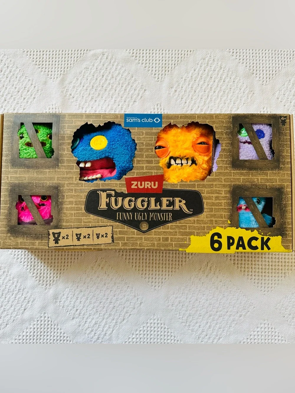 Fuggler Funny Ugly Monster 6 pk  2 each size 9